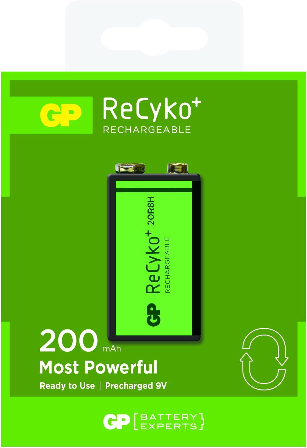 gp blister pack 可充电电池 9v 200mah 镍氢单电池